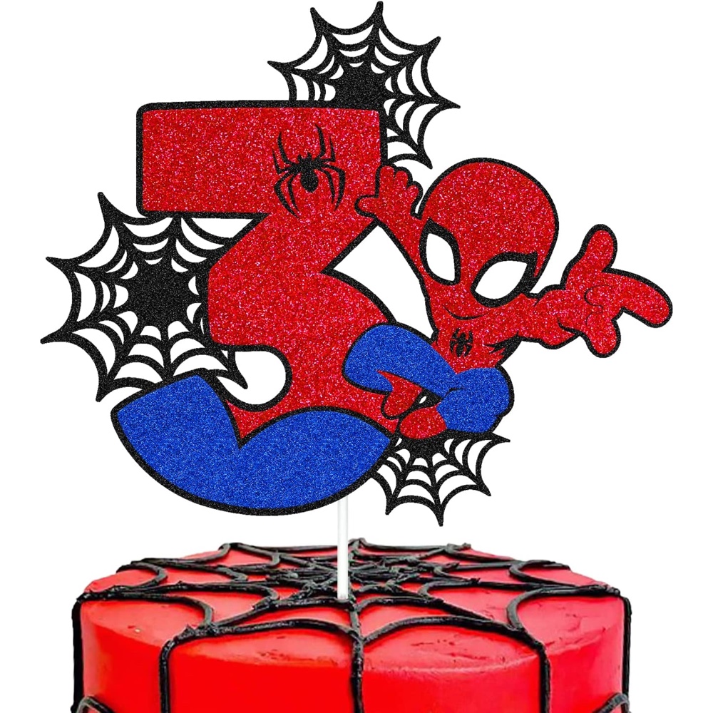 Spiderman Themed Party - Kids - Childs - Birthday Party - Ideas - Inspiration - Party Supplies - Party Decorations - Cake Decorations