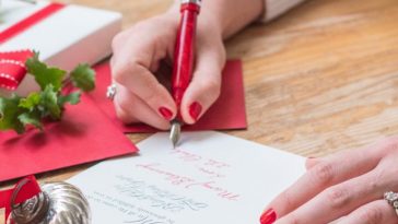 Christmas Card Writing Party - Xmas Themed Party - Ideas - Inspiration - Decorations - Party Supplies - Food