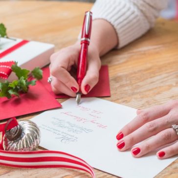 Christmas Card Writing Party - Xmas Themed Party - Ideas - Inspiration - Decorations - Party Supplies - Food