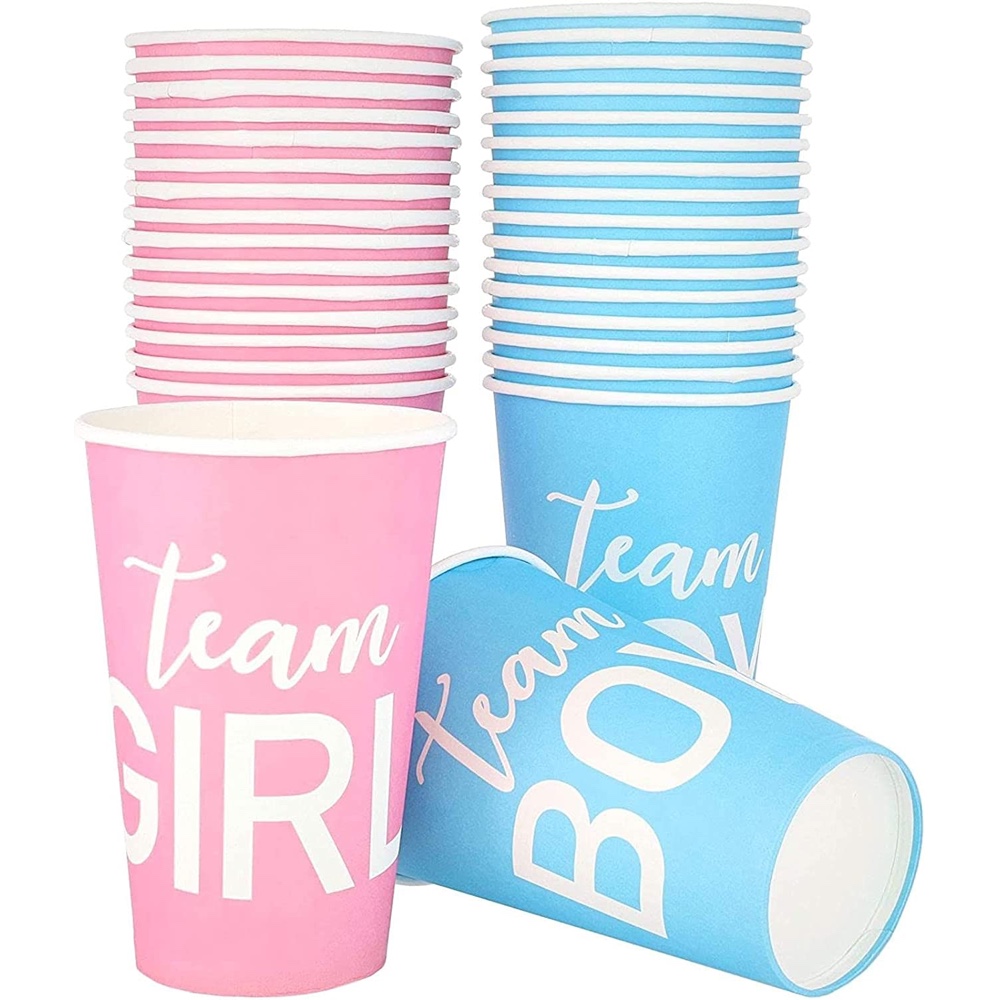 Baby Gender Reveal Party - Ideas - Inspiration - Party Decorations - Party Supplies - Cups