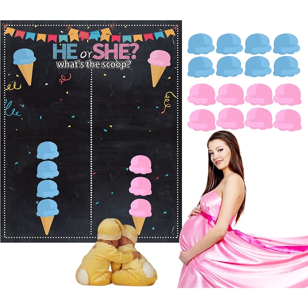 Baby Gender Reveal Party - Ideas - Inspiration - Party Decorations - Party Supplies - Guess the Gender Game