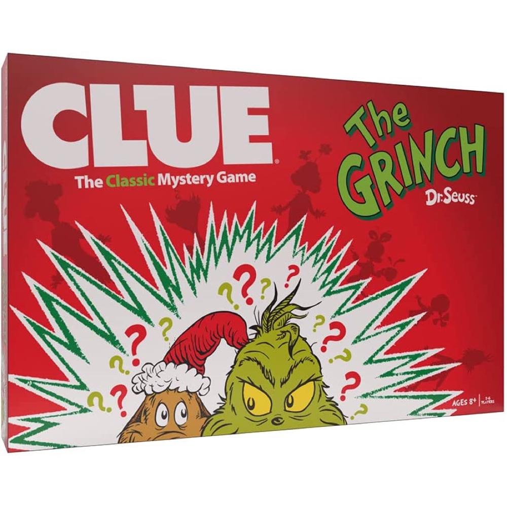 Christmas Holiday Game Night Party - Xmas Board Games - Ideas - Inspiration - Party Decorations - Party Supplies - The Grinch Classic Mystery Game