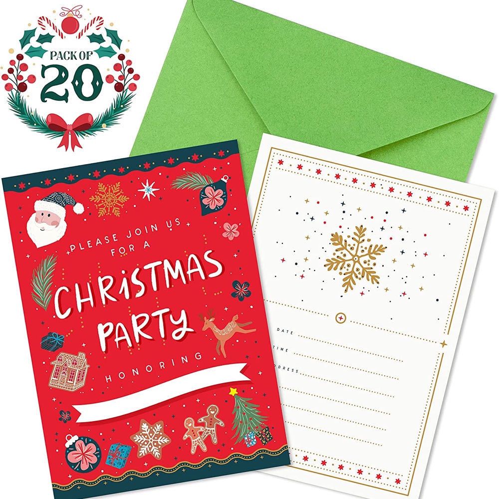 Christmas Movie Marathon Party - Ideas - Inspiration - Family - Decorations - Part Supplies - Xmas - Party Invites - Party Invitations