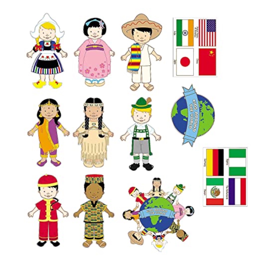 Christmas Around the World Themed Party - Ideas - Inspirations - Party Decorations - Party Supplies - Children Around the World Decorations