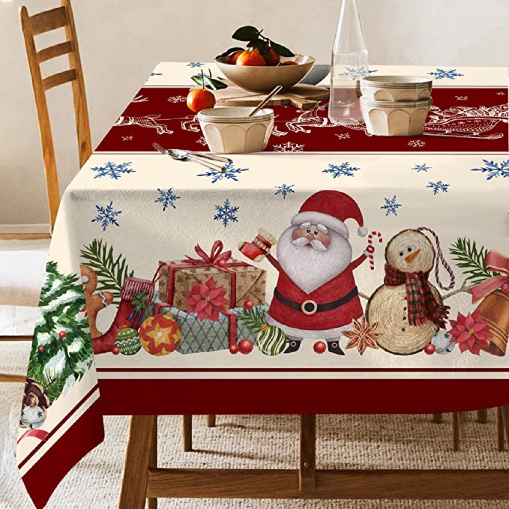 Christmas Holiday Game Night Party - Xmas Board Games - Ideas - Inspiration - Party Decorations - Party Supplies - Tablecloth