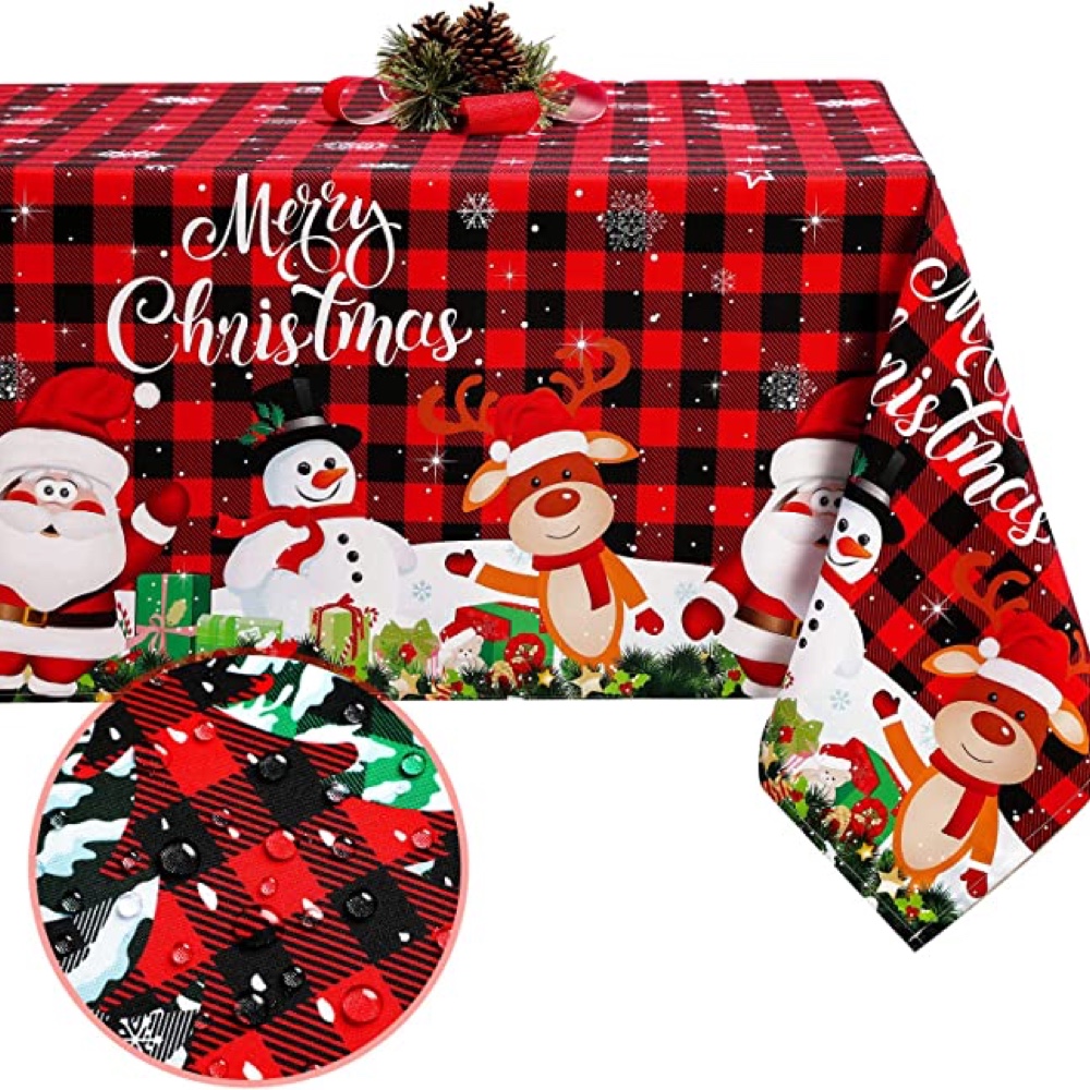 Christmas Movie Marathon Party - Ideas - Inspiration - Family - Decorations - Part Supplies - Xmas - Tablecloth