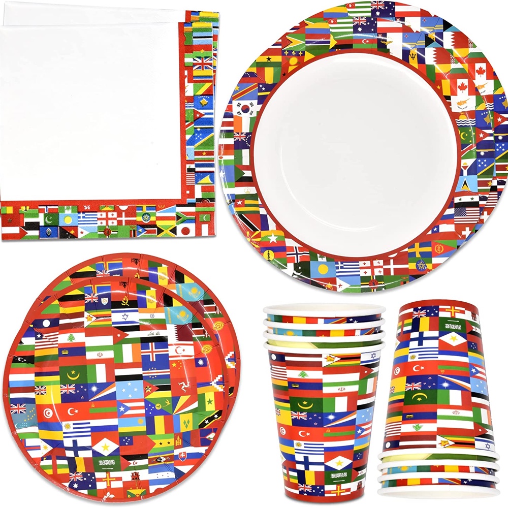 Christmas Around the World Themed Party - Ideas - Inspirations - Party Decorations - Party Supplies - Tableware
