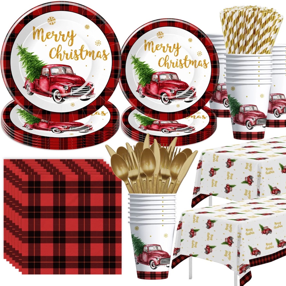 Gift Wrapping Christmas Party - Xmas Party Ideas - Festive Ideas - Inspiration - Party Supplies - Party Decorations - Tableware