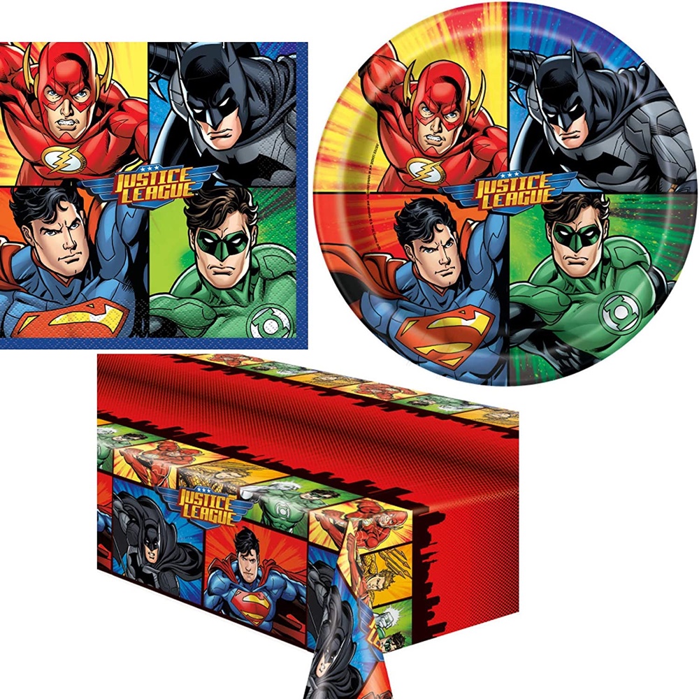 Superman Themed Party - Kids - Childs - Birthday Party - Ideas - Inspiration - Party Supplies - Party Decorations - Tableware
