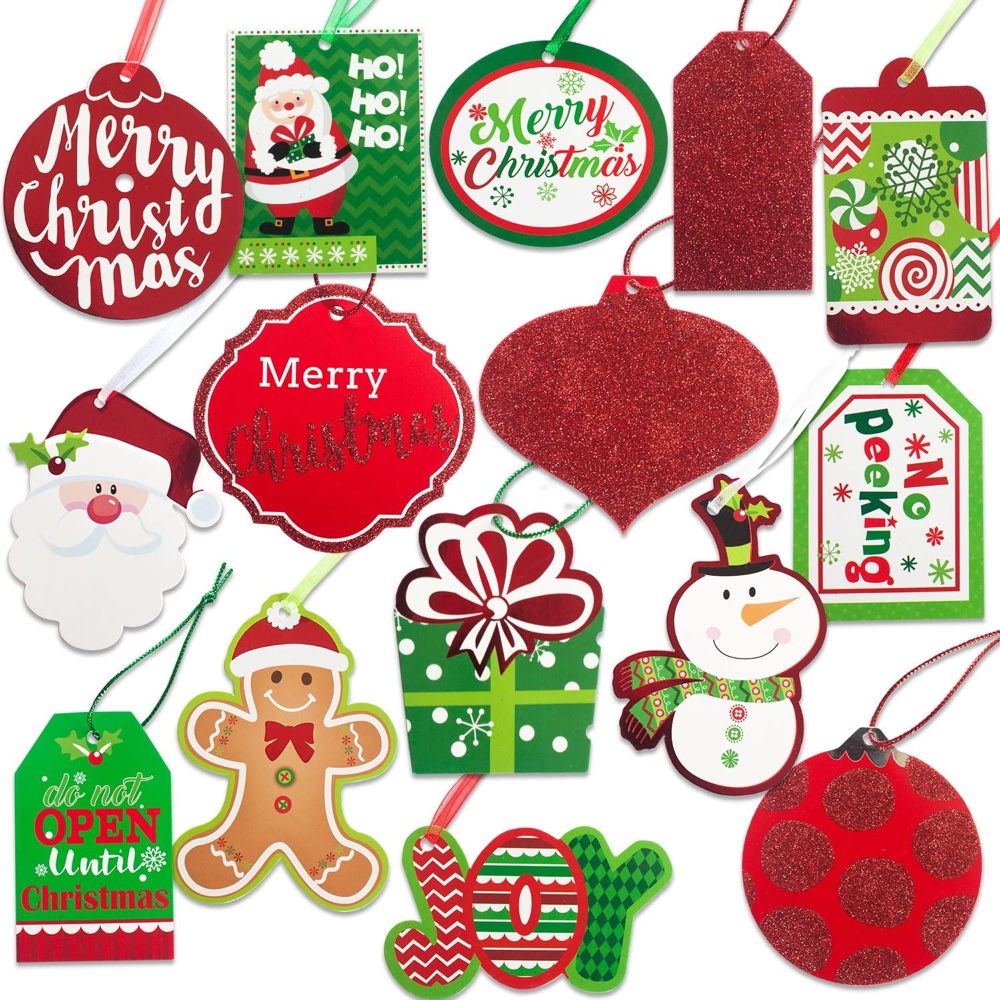 Gift Wrapping Christmas Party - Xmas Party Ideas - Festive Ideas - Inspiration - Party Supplies - Party Decorations - Gift Tags