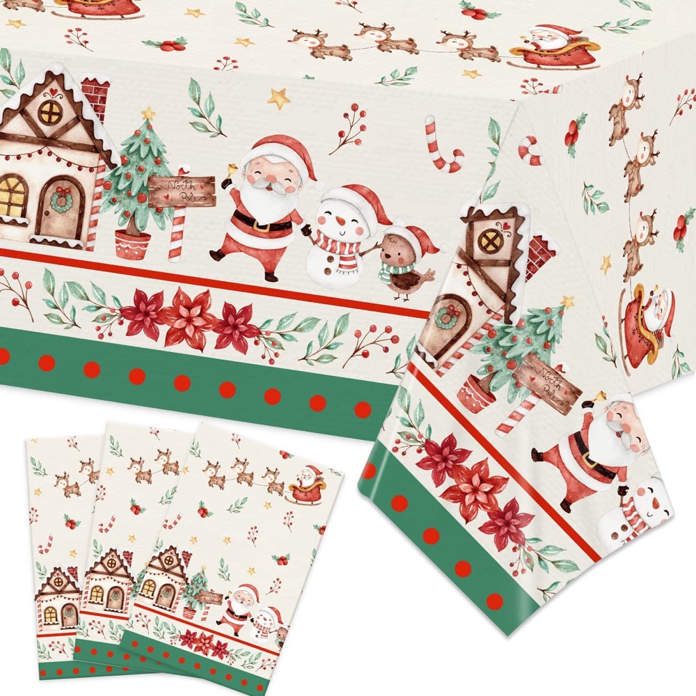 Retro Christmas Party - Vintage Xmas Party - Ideas - Inspiration - Party Decorations - Party Supplies - Tablecloth