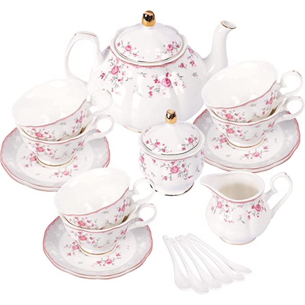 Bridgerton Themed Party - Birthday - Decorations - Supplies - China Tea Set