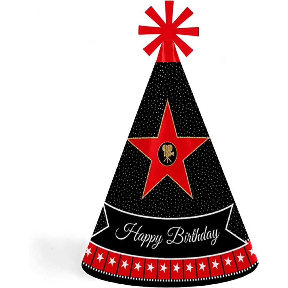 Hollywood Themed Party - Birthday Party Decorations - Supplies - Hats
