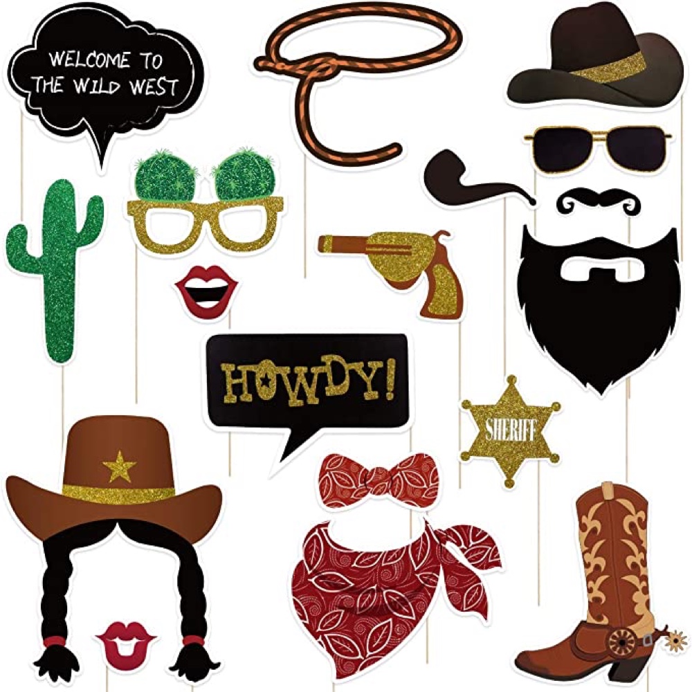 Country Themed Party - Western Theme Birthday Party - Decorations - Supplies - Western Photo Props