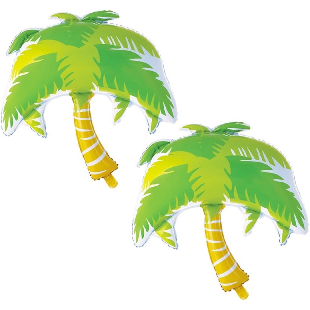 Passport to Paradise Themed Party - Decorations - Supplies - Ideas - Inspiration - Palm Tree Balloons