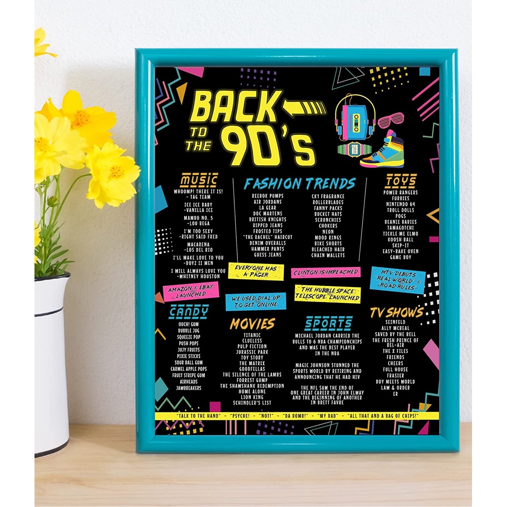 90's Movie Themed Party Decorations - Supplies - Ideas - Movie Posters