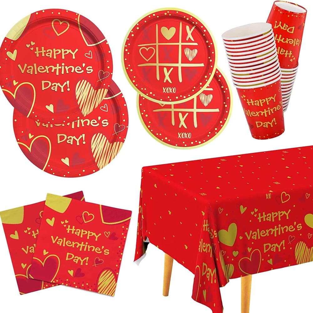 Romance Novel Themed Party - Valentine's Day Ideas - Romantic Ideas - Party Decorations - Supplies - Ideas - Inspiration - Tableware