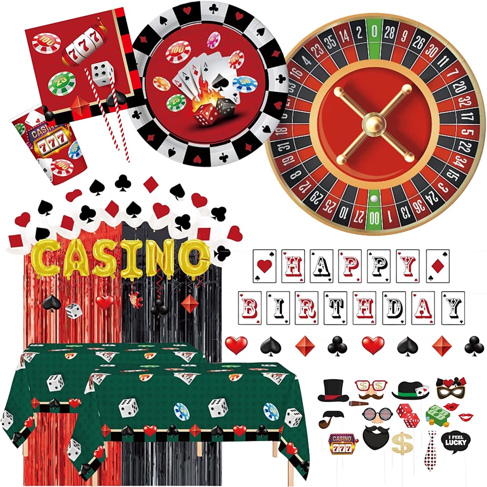 Playboy Themed Party Decorations and Supplies - Casino Inspired Decorations