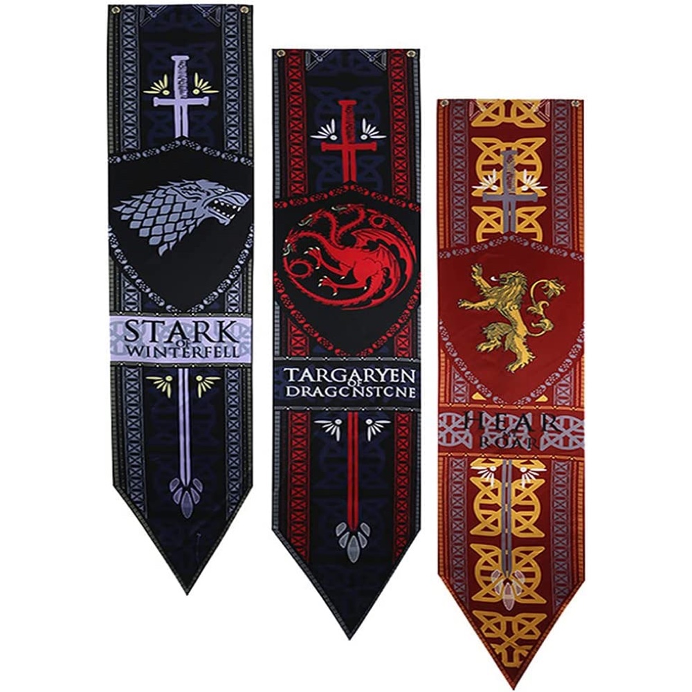Game of Thrones Themed Party Supplies and Decorations - House Sigil Banners
