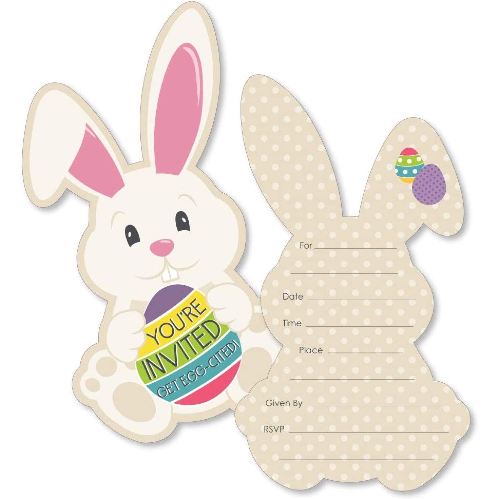 Easter Egg Hunt Themed Party Decorations - Supplies - Invites and Invitations