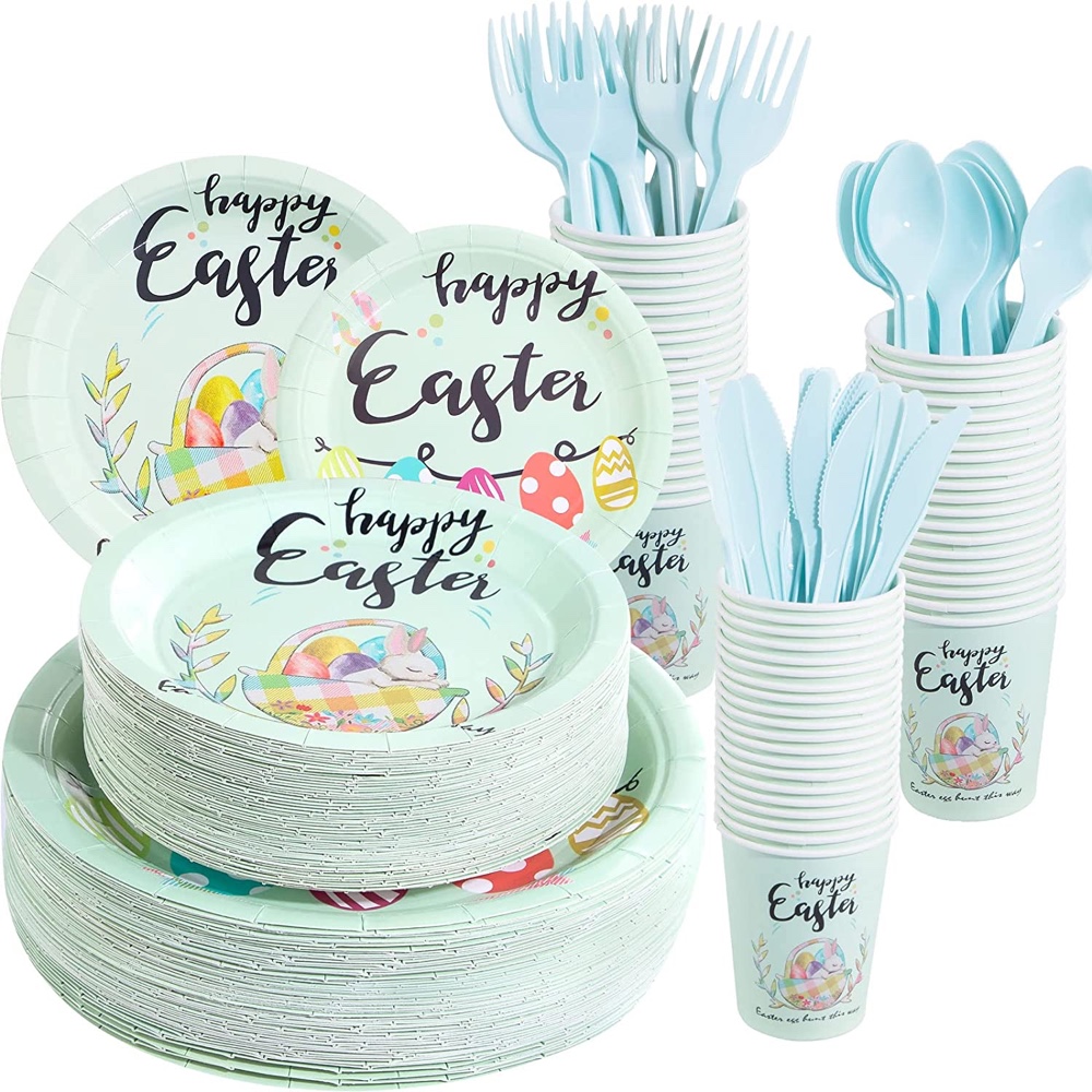 Easter Egg Hunt Themed Party Decorations - Supplies - Tableware