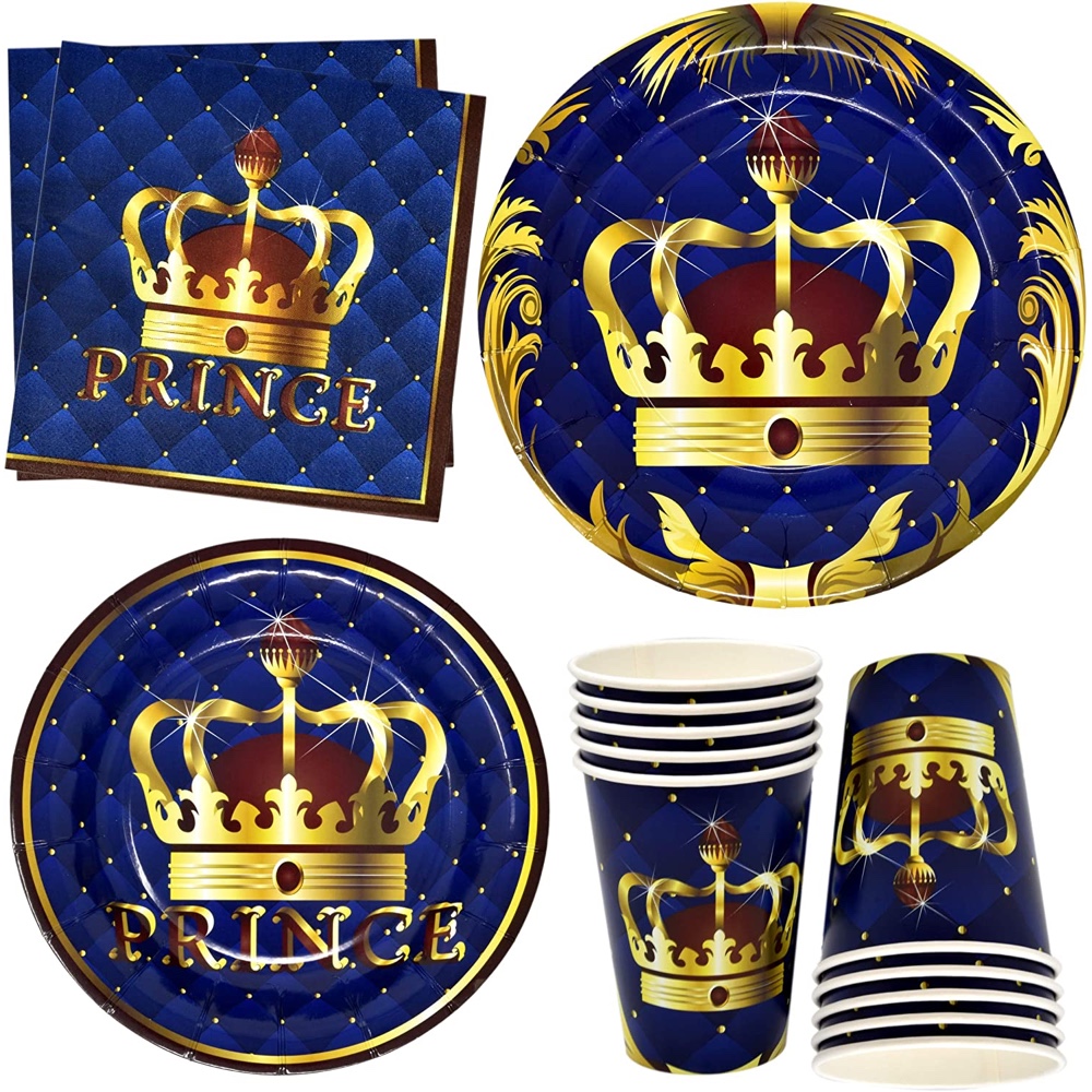 King's Coronation Party - Charles Crowning Street Party - Decorations - Party Supplies - Royal Tableware