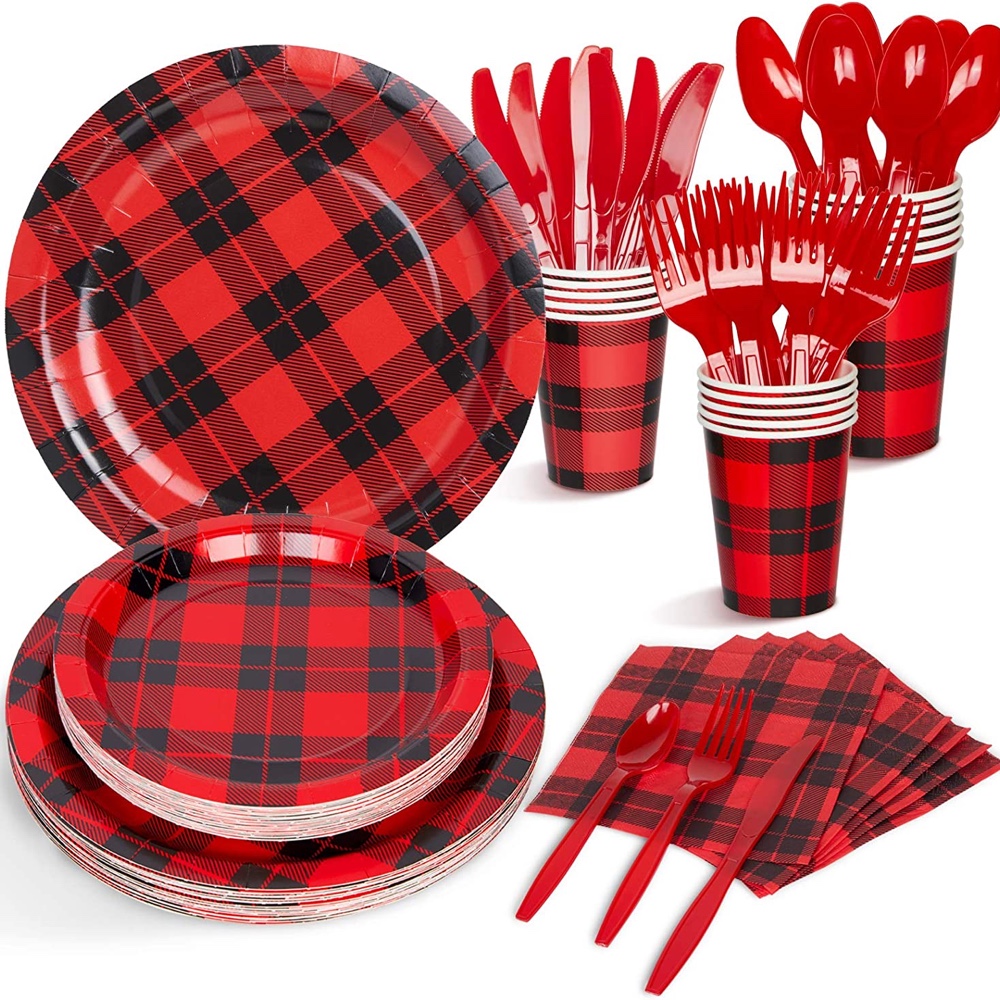 Burns Night Party - Scottish Themed Party Ideas - Decorations - Food - Tartan Tableware