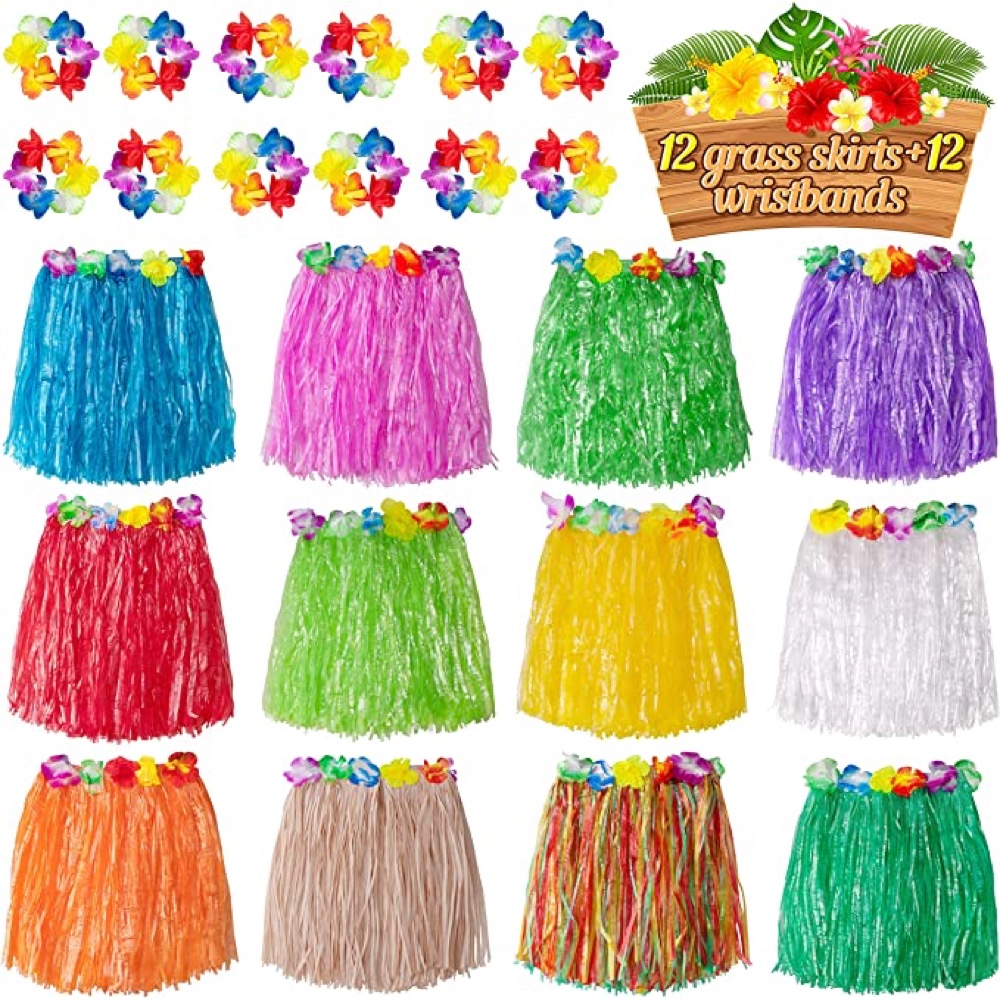 Hawaiian Luau Themed Party - Ideas - Inspiration - Decorations - Supplies - Grass Skirts