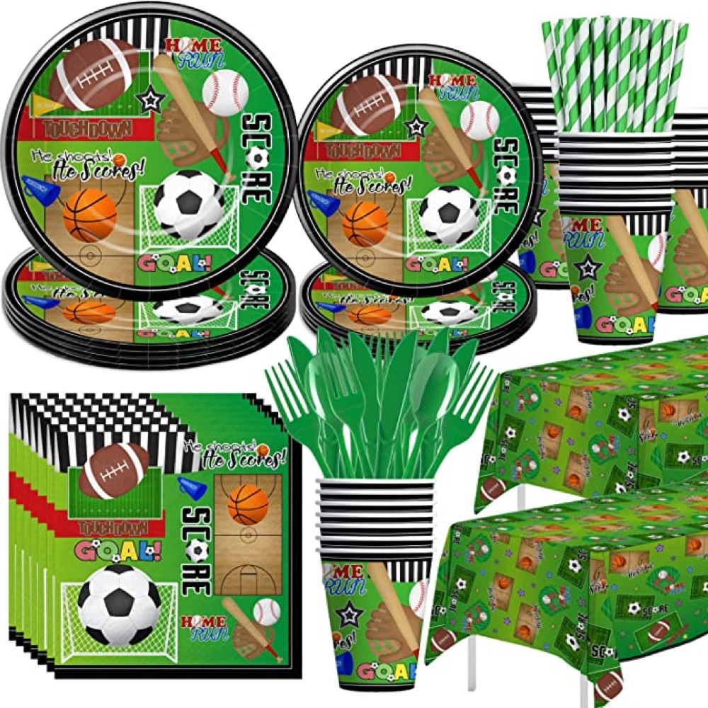 Sports Jersey Party Decorations - Supplies - Ideas - Inspiration - Tableware