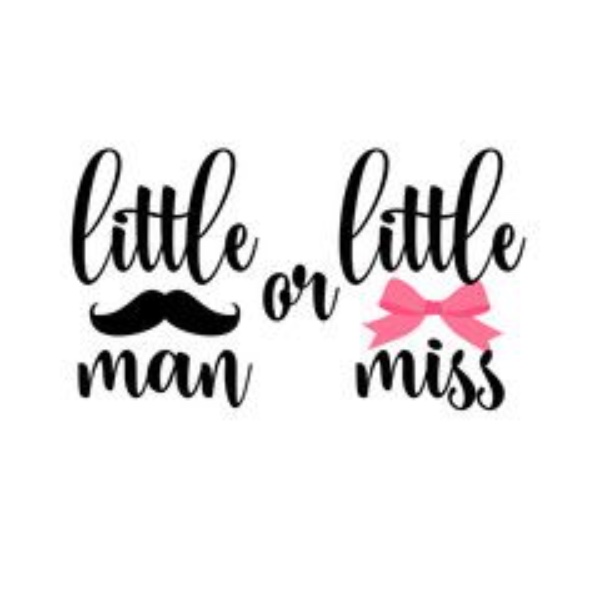 23 Unforgettable Gender Reveal Themes - Little Man or Little Lady Gender Reveal Party