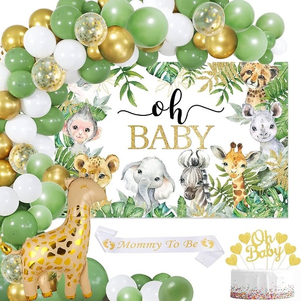 23 Unforgettable Gender Reveal Themes - Safari Gender Reveal Party