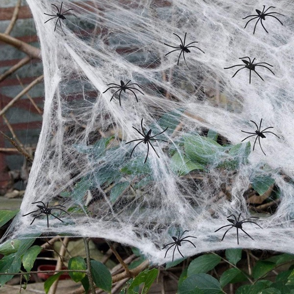 14 Scary Halloween Decorations to Haunt Your Party - Spider Web Halloween Decorations